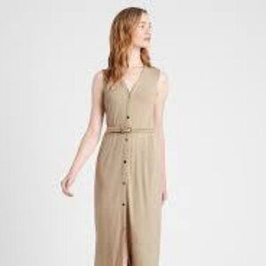 Banana Republic Knit Button Down Dress